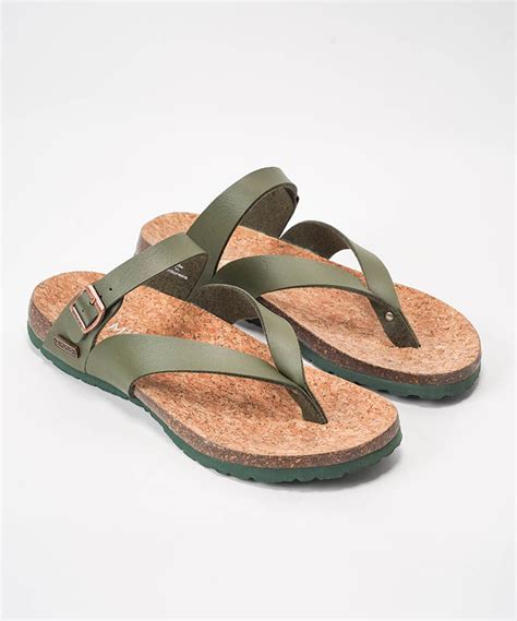 Ustiva Olive Sandals for Women - MIDORii