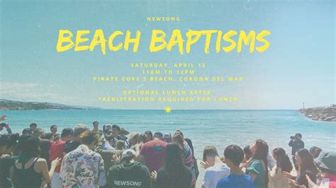 Beach Baptisms - Newsong Church