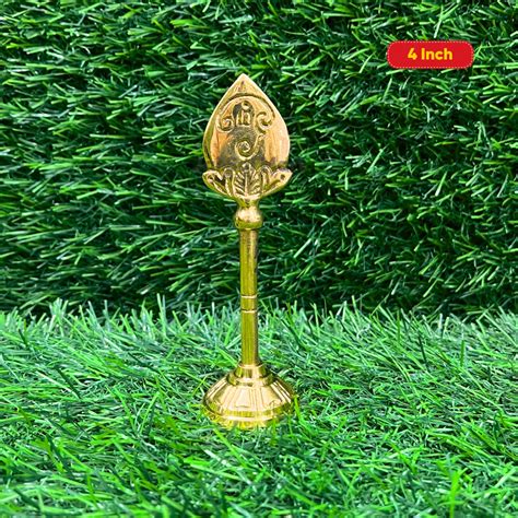 Pure Brass Murugan Car Dashboard Vel [4 / 6 Inch] – Jai Sai Mart