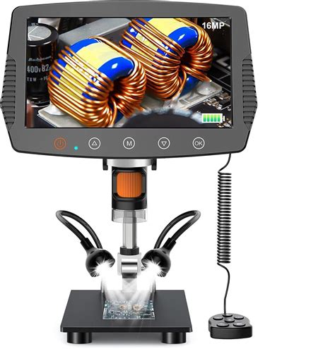 Tobo 9 ''LCD Digital Microscopes1500X Magnification Coin Microscope ...