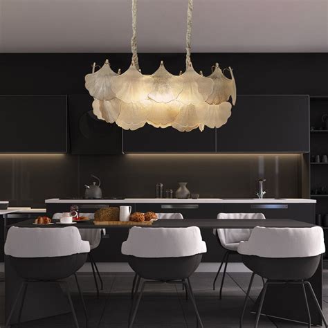 Buy Modern Glass Leaf Chandelier @ Harold Premium Lights – Harold ...
