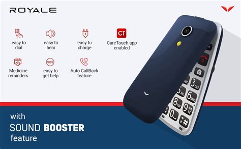 SENIOR WORLD Single Sim Slot New Easyfone Royale Model with Sound ...