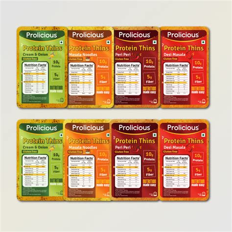 Gluten Free Protein Thins Combo (Pack of 8)- Prolicious