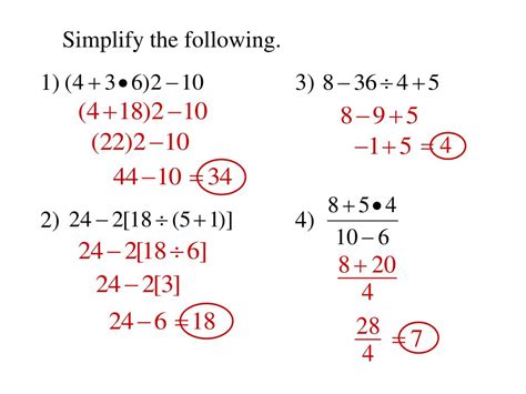 Image result for Simplify Polynomials Using Order of Operations
