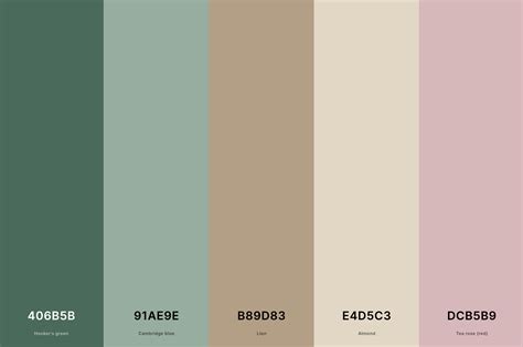 25+ Best Sage Green Color Palettes with Names and Hex Codes ...