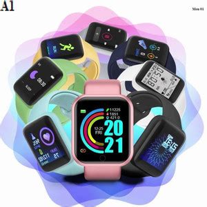 Stybits RU86/ - A1 PRO MULTI SPORTS STEP COUNT SMART WATCH BLACK(PACK ...