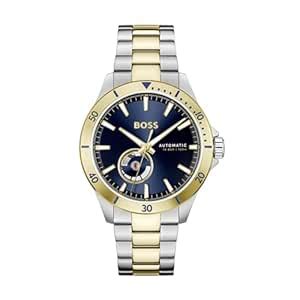 Buy Boss Troper Automatic Mech-Automatic Blue Round Dial Men's Watch ...