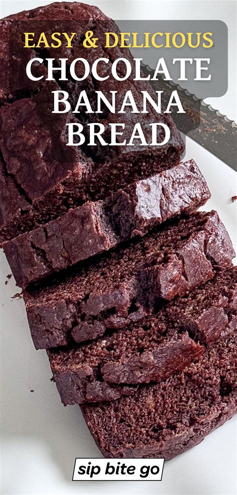Chocolate Banana Bread Loaf | Recipe | Chocolate banana bread recipe ...