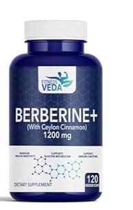 Buy FITNESS VEDA Berberine HCL 1200 mg, Dietary Herbal Supplement | 120 ...