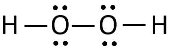 Image result for Lewis Structure of H2O2