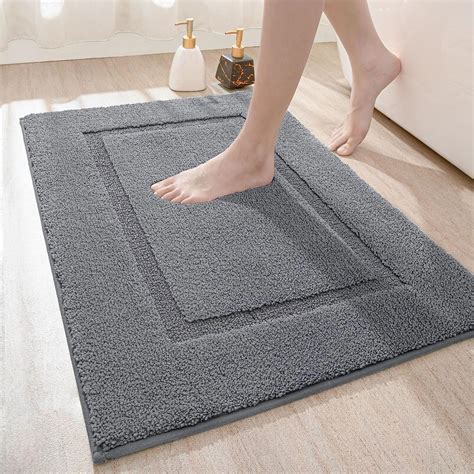 Amazon.com: DEXI Bathroom Rug Mat, Ultra Absorbent Soft Bath Rug ...