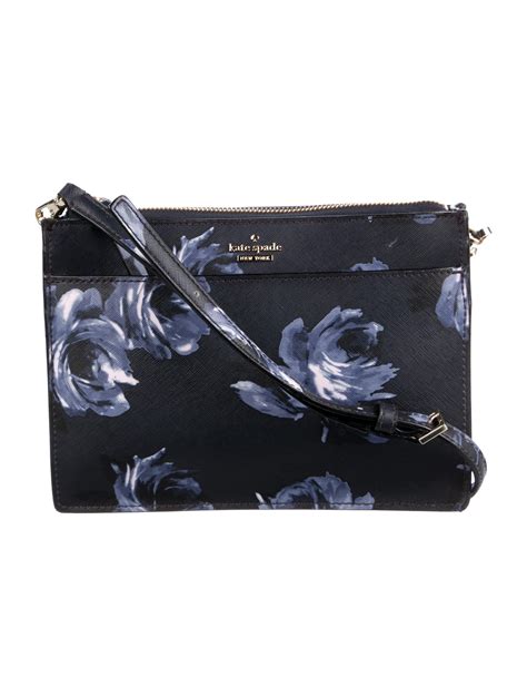 Kate Spade New York Clarise Leather Crossbody Bag - Blue Crossbody Bags ...