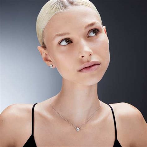 Galaxy stud earrings, Lab-grown diamonds 2.1 ct tw, Round shape, 14K ...