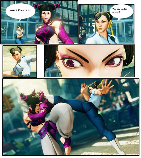 Juri Vs Chun Li (first page) by xXYugo05Xx on DeviantArt