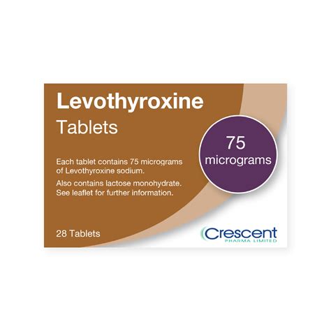 Levothyroxine 75mcg Tablets – Crescent Pharma