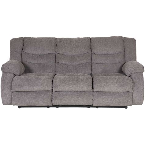 Tulen Gray Reclining Sofa | AFW.com