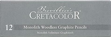 CRETACOLOR Monolith Woodless Graphite HB Pack of 12 Pencils : Amazon.in ...