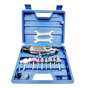 Malfah Air Die Grinder Kit With 10 Pcs Attachments, Pneumatic Grinder ...