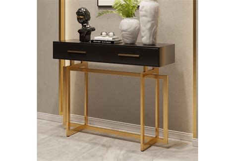 Buy Yarn Console Table with Storage (Walnut Finish) Online in India ...