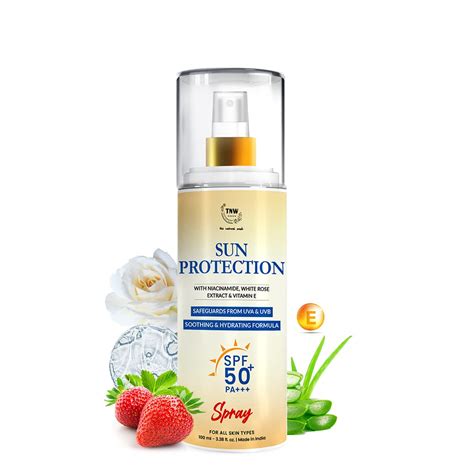 Buy TNW-THE NATURAL WASH Sunscreen Spray SPF 50 with Niacinamide ...