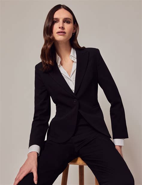 Women's Black Suit Set at Randall Tran blog