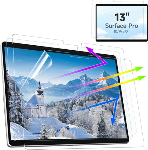 Amazon.com: 3 Pack Paper Screen Protector for Surface Pro 11/10/9/8/X ...