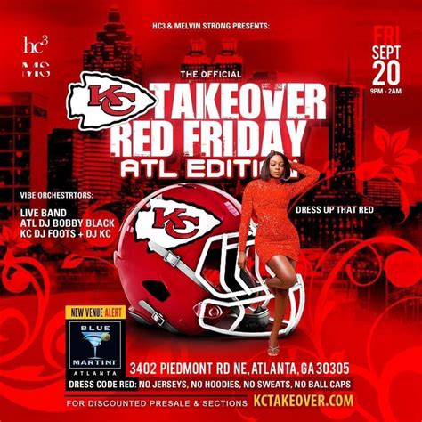 K5 Takeover Red Friday ATL Edition, Blue Martini Atlanta, 20 September ...