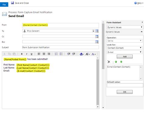 Image result for Form Data in Email Notification