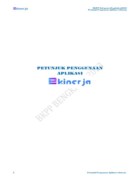 Image result for E-Kinerja Tutorial