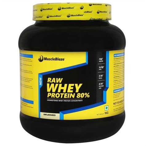 MuscleBlaze Raw Whey Protein (1kg) Price in India, Specs, Reviews ...
