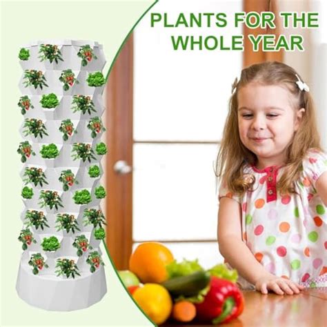 Tower Hydroponics Growing,48-Plants Indoor Vertical India | Ubuy