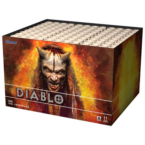 Vulcan Pyrotechnics Diablo – 120 Shot Finale Compound Barrage ...