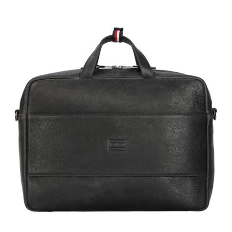 Tommy Hilfiger Premium Leather Line Ryker Business Case — BAGLINE