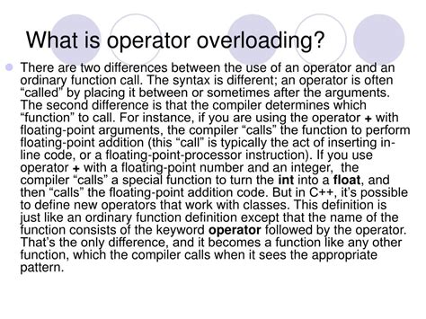 Image result for How Does Binary Operator Overloading Work