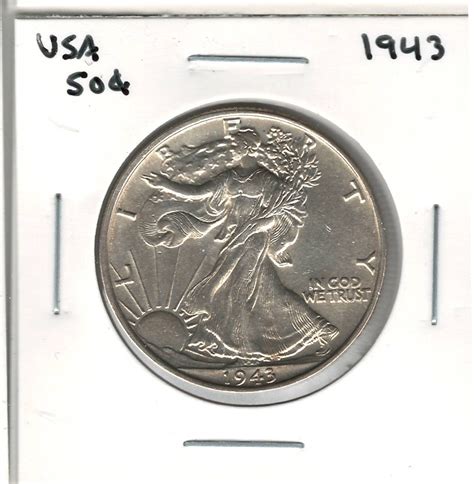 United States: 1943 50 Cent AU - London Coin Centre Inc.