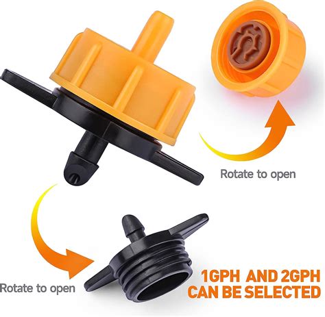 Buy La Farah 2 GPH Pressure Compensating Drippers,Drip Irrigation ...