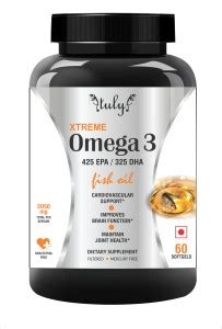 Jivita Pharma Extreme Omega 3 Salmon Fish Oil Capsule with CQ10 (60 ...