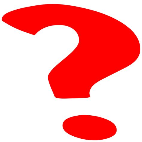 Big Red Question Mark - ClipArt Best
