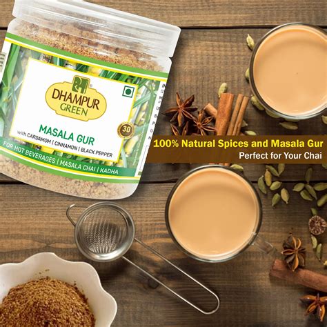 Masala Gur for Chai 250gm – Buy Online | Dhampur Green