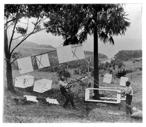 The tetrahedral kites: an early flight experiment made by the inventor ...