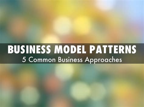Business Model Patterns 的图像结果