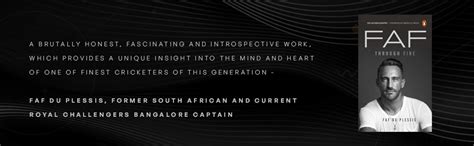 Buy Faf Through Fire: An Autobiography Book Online at Low Prices in ...