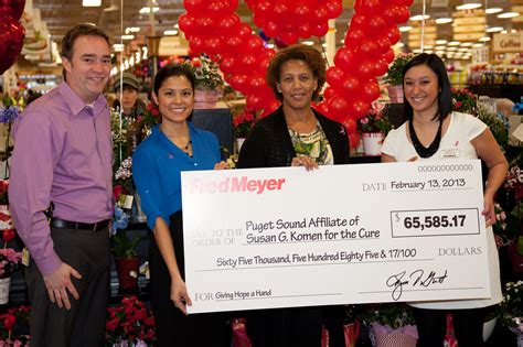 Susan G. Komen for the Cure Puget Sound receives $65,000 check at ...