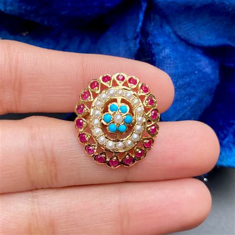 Small Oval Ring For Women | Gold Plated on SIlver | Jadau Jewelry LR 0