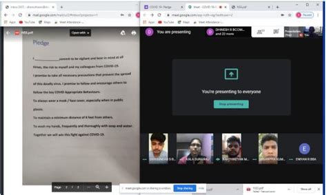 Pledge on COVID-19 | Activities