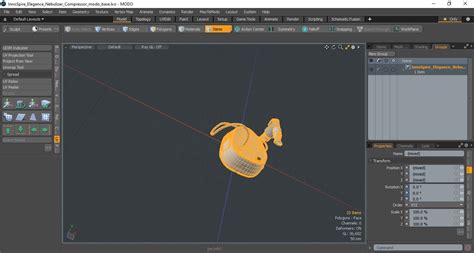 InnoSpire Elegance Nebulizer Compressor 3D model | 3D Molier International