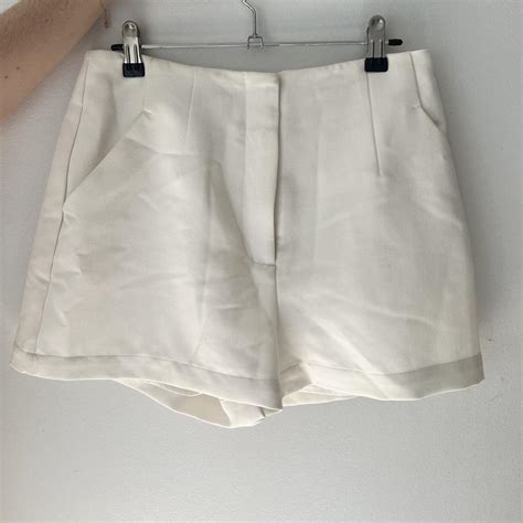 Glassons white tailored shorts. These are so... - Depop