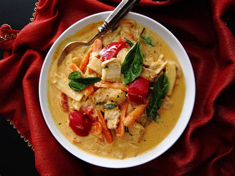 Thai Food Curry Vegetarian Thai Red Curry