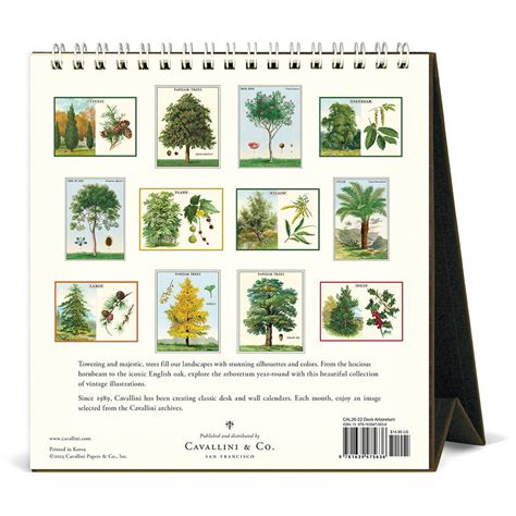 Cavallini & Co - 2026 Desk Calendar - Arboretum - Buchan's Kerrisdale ...