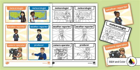 Weather Station Dramatic Play Badges